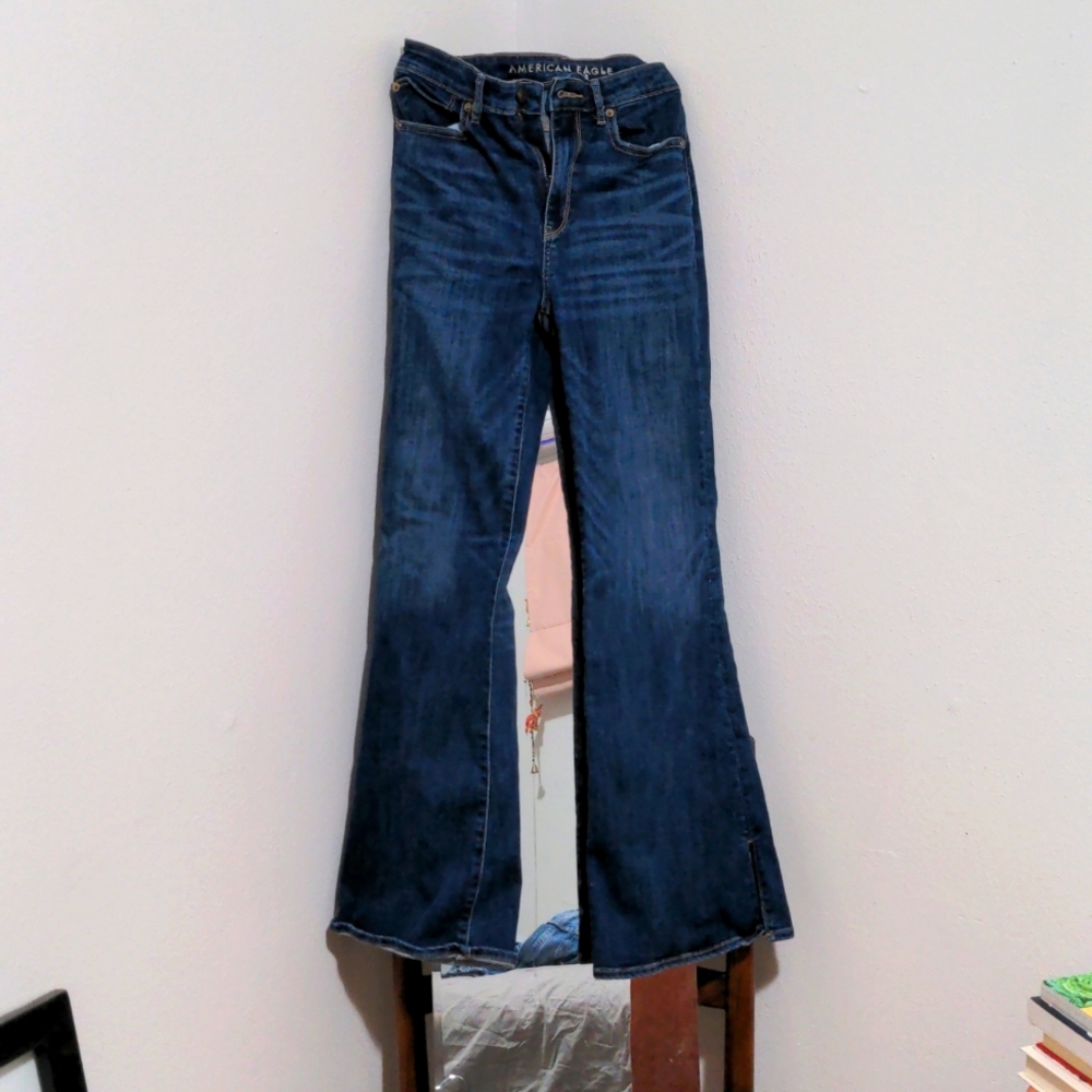 American Eagle Super High Rise Flare